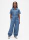 Denim jumpsuit for girls_0