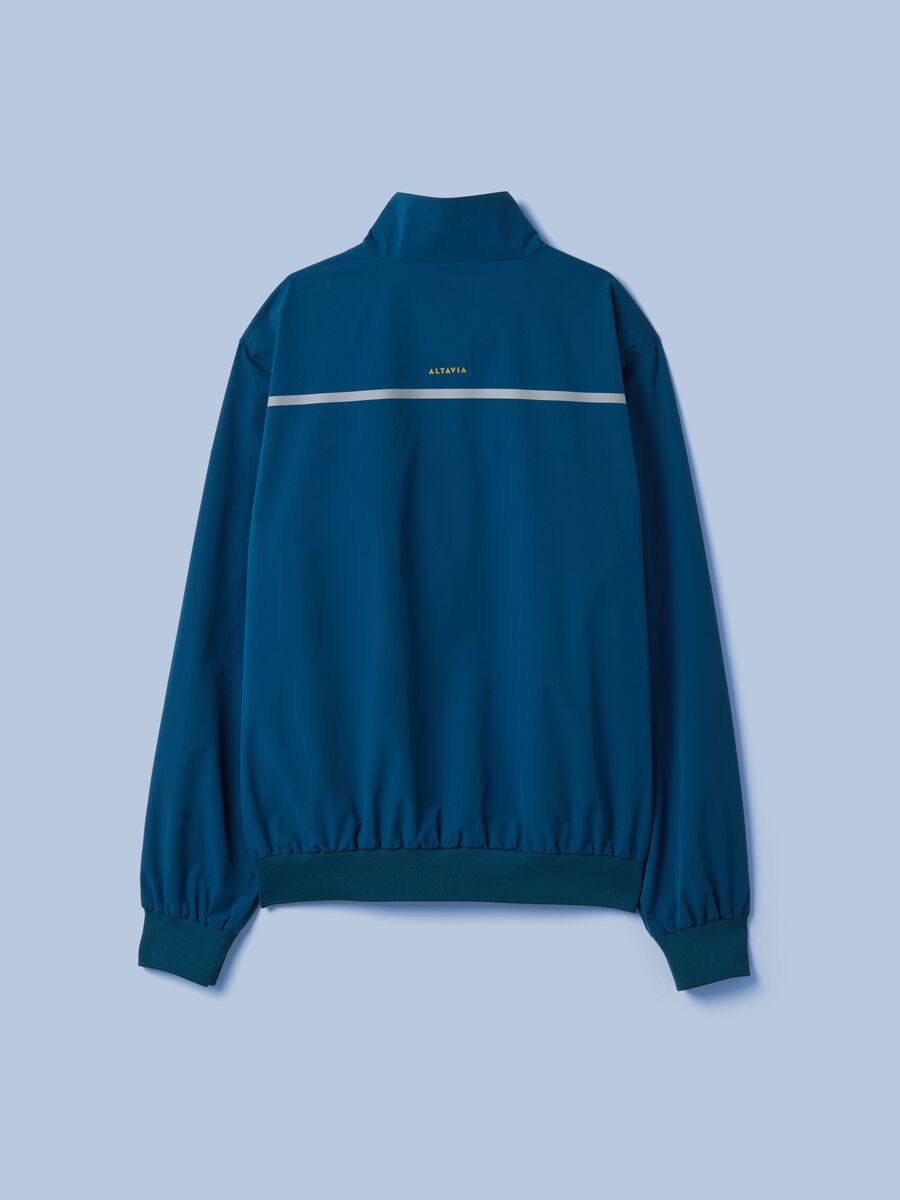 Giubbotto antivento ALTAVIA SAILING blu con zip_5