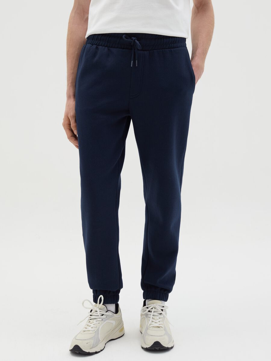 Essential fleece joggers with drawstring_3