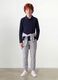 Blue regular-fit polo shirt in organic cotton piqu&eacute; for boys_1
