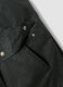 Green cotton-blend parka with velvet collar_1