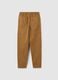 Boys' Pure Cotton Brown Trousers_4