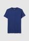 Men&rsquo;s blue fitted T-shirt in cotton_4