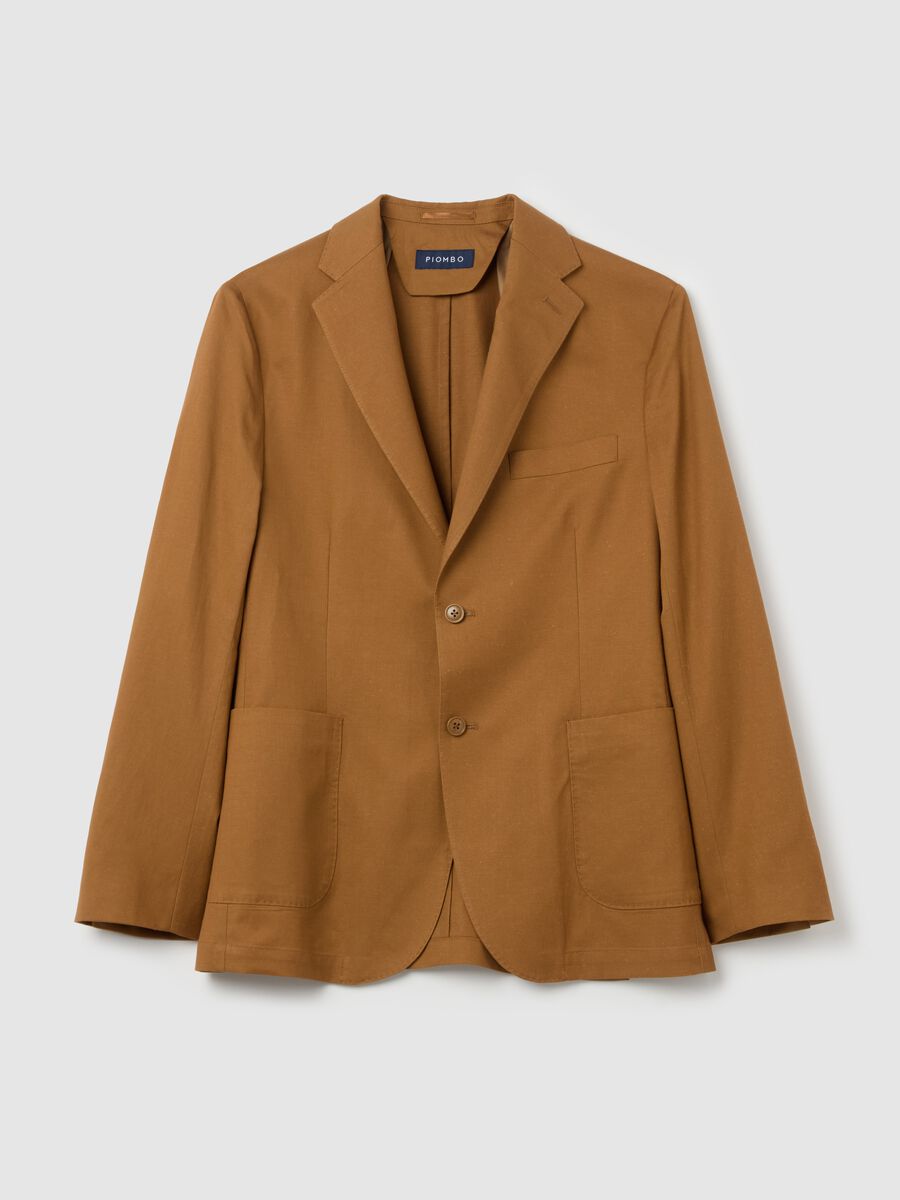 Blazer in Lyocell, cotton and linen_4