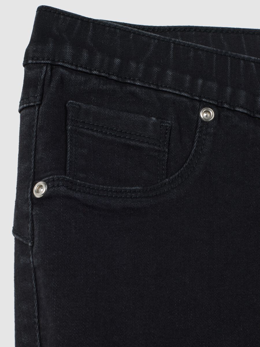 Black Denim Skinny Fit Jeans_5