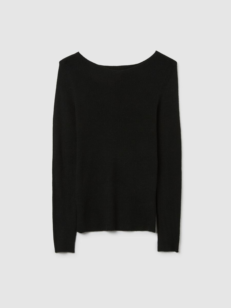 Maglione nero regular fit_4