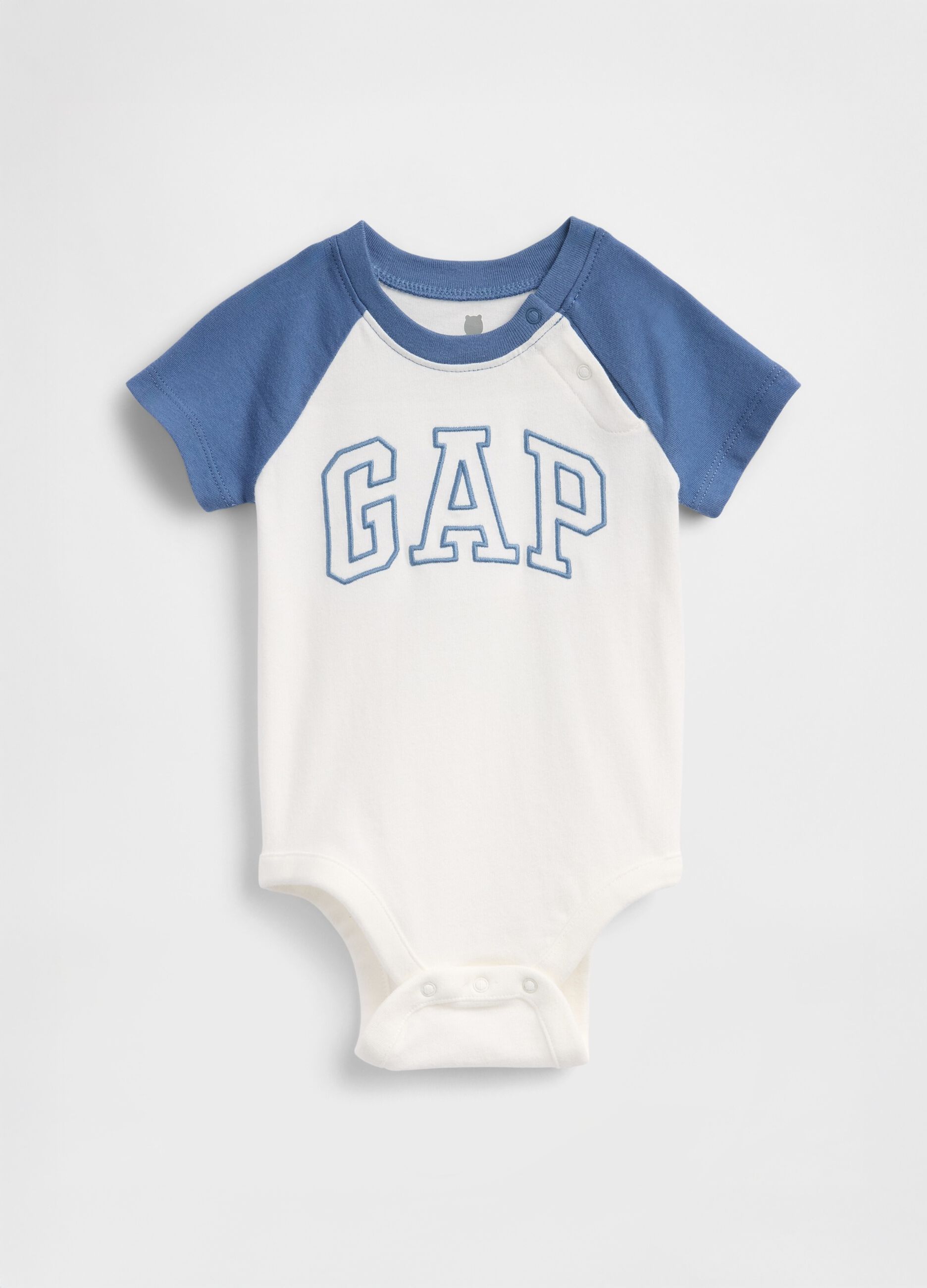 Pure cotton bodysuit with logo