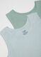 Children's pure cotton multicolour regular fit vest twin pack set_2
