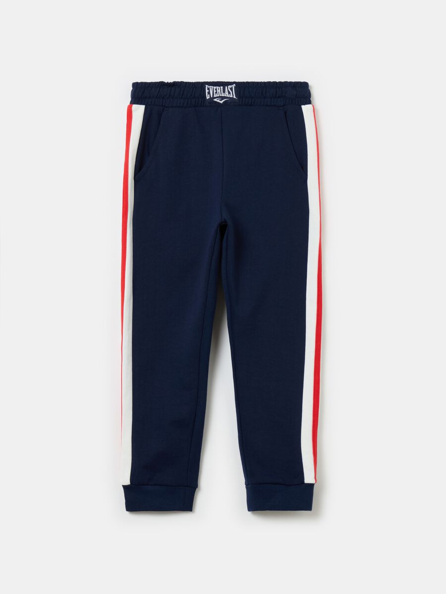 Joggers with contrasting bands and logo_0