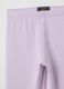 Girls' Purple Stretch Cotton Leggings_2