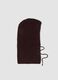 Brown stretch wool jersey-knit balaclava_0