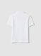 Boys&rsquo; white organic cotton polo shirt, regular fit_1