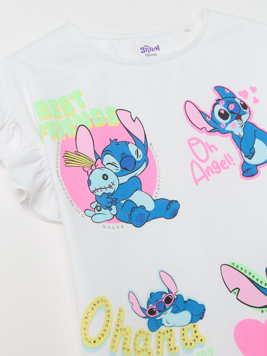 Stretch cotton jogging set with Stitch print_2