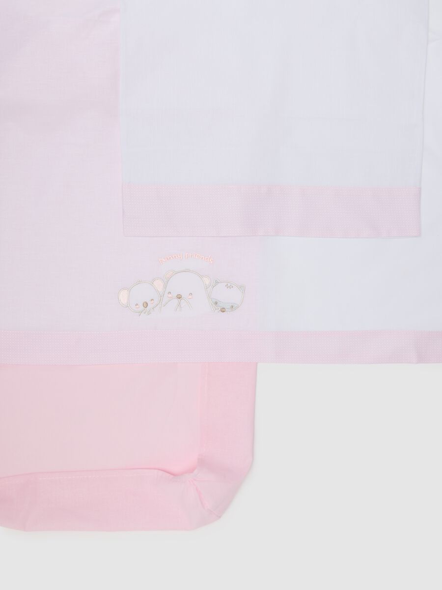 Pink Cotton Crib Sheets_1