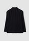 Blazer nero slim fit foderato con rever classici_6