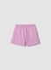 Girls&rsquo; pink pure cotton shorts, regular fit_1