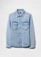 Denim Shirt with Snap Buttons_3