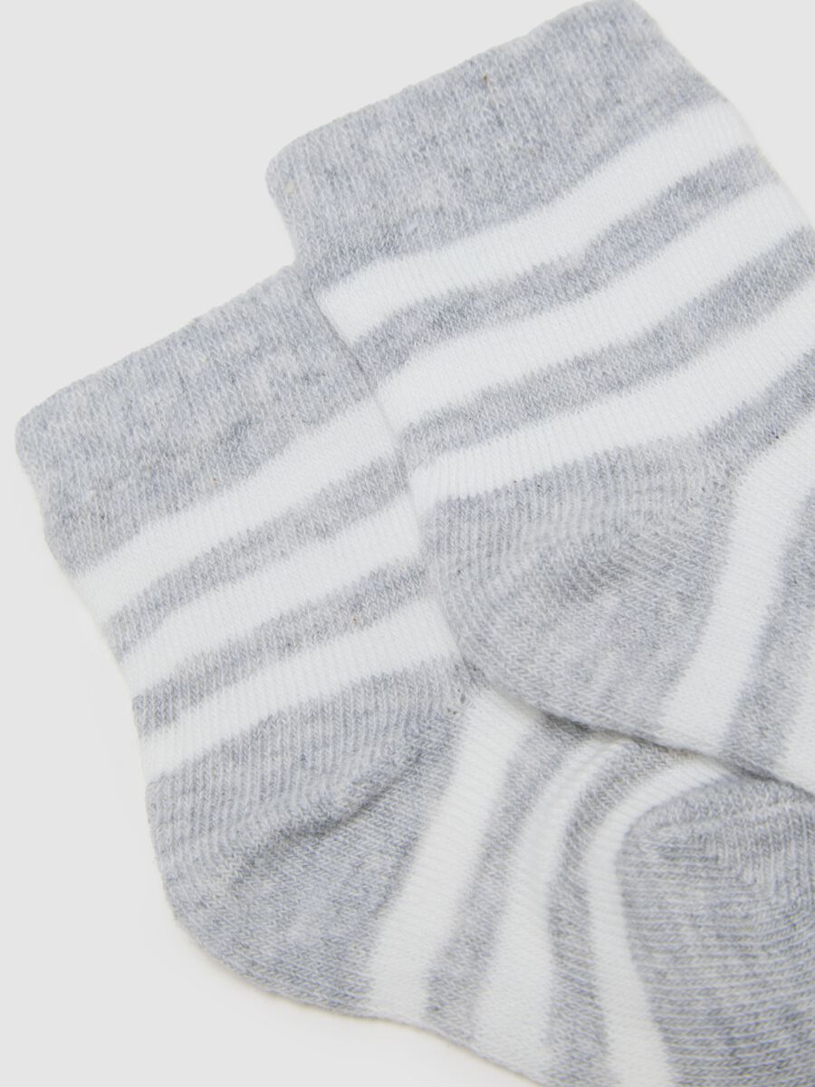 Multicoloured Cotton Blend Baby Socks_2