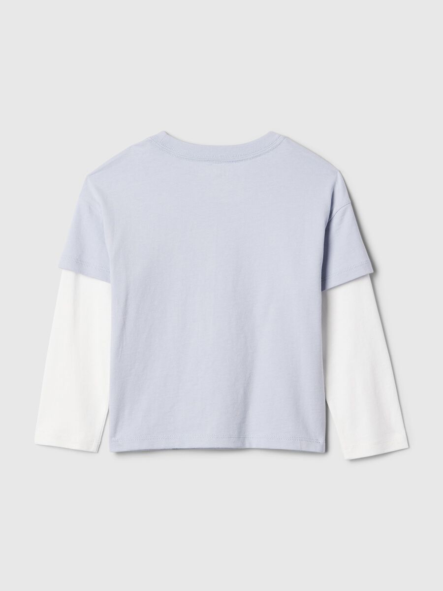 Cotton T-shirt with Mickey Mouse print_1