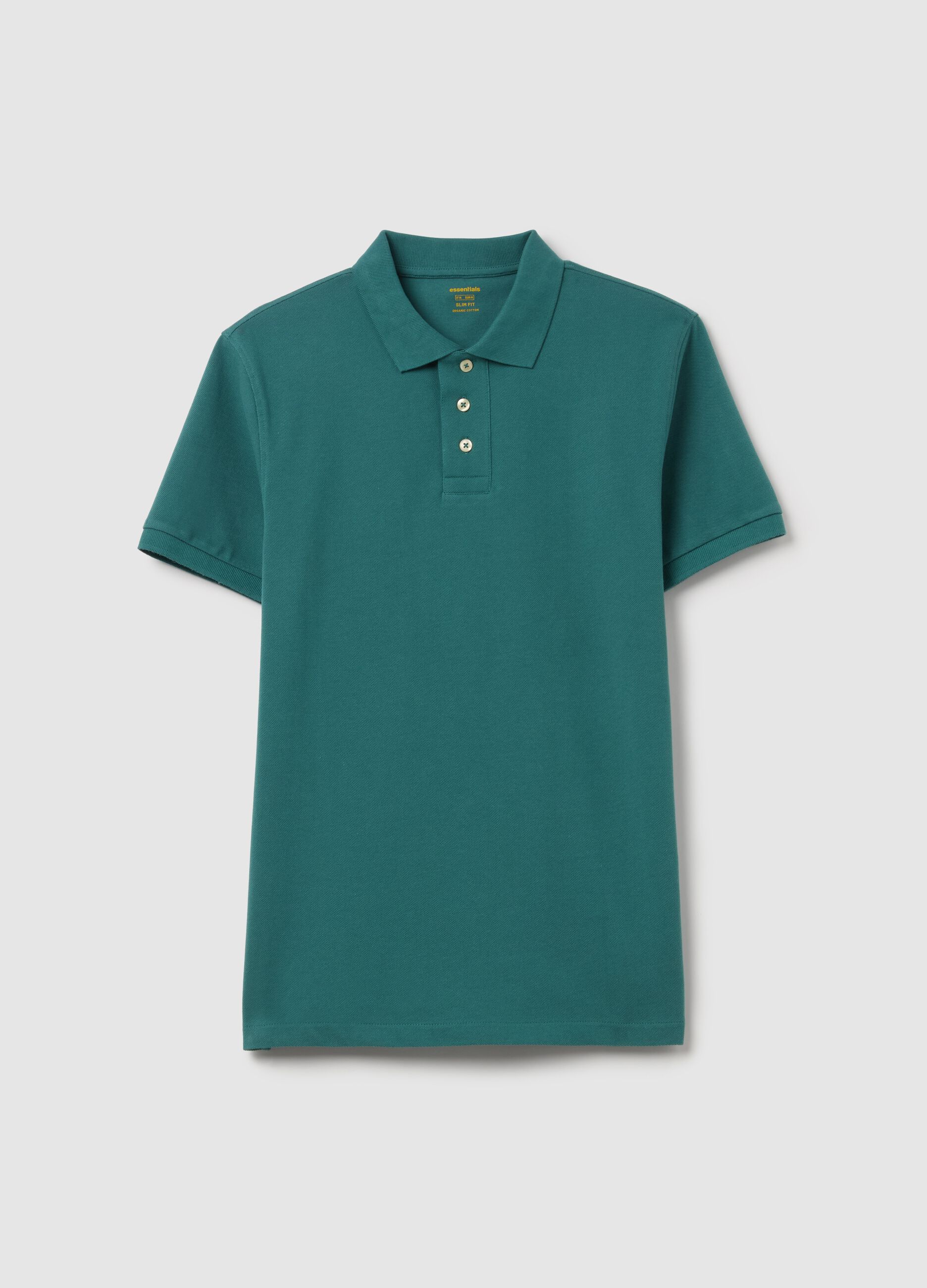 Polo shirt in organic cotton piquet