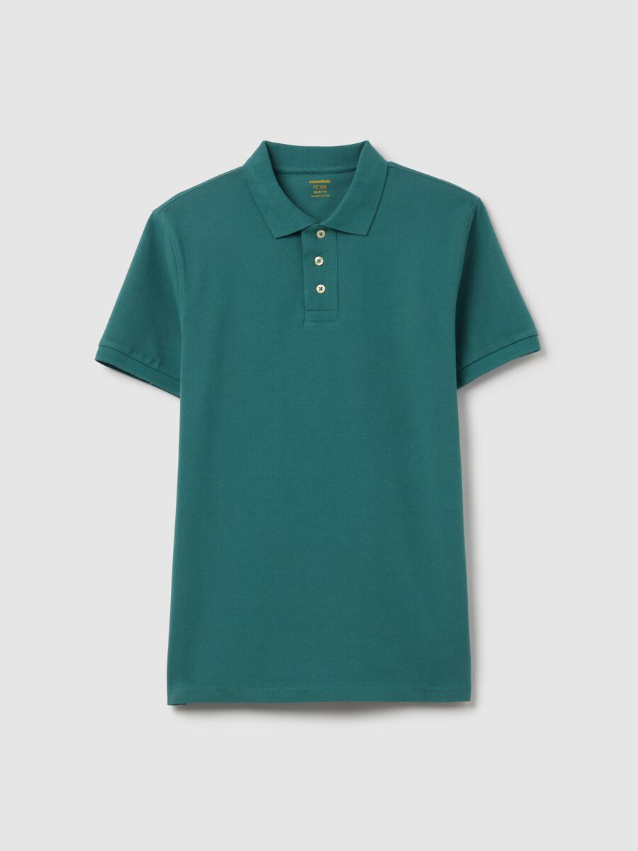 Polo shirt in organic cotton piquet_4