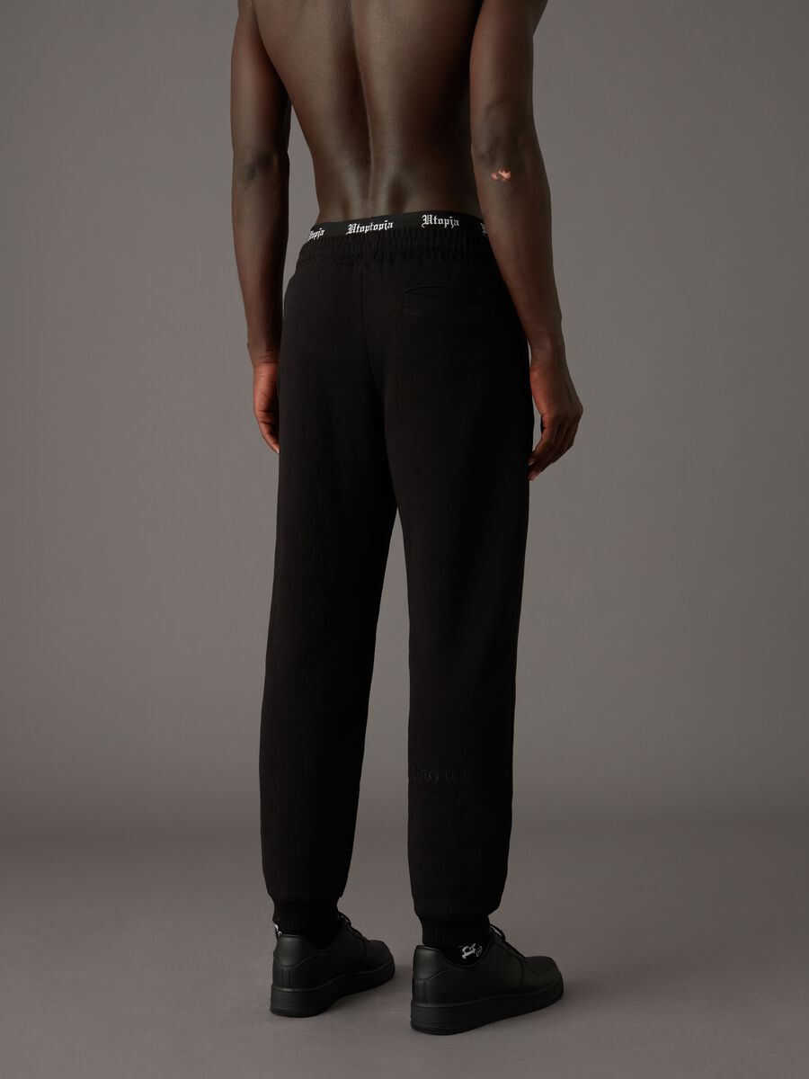 Teddy Reversible Sweatpants Black_3