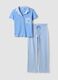 Multicoloured pure cotton regular fit pyjamas with Peanuts_0