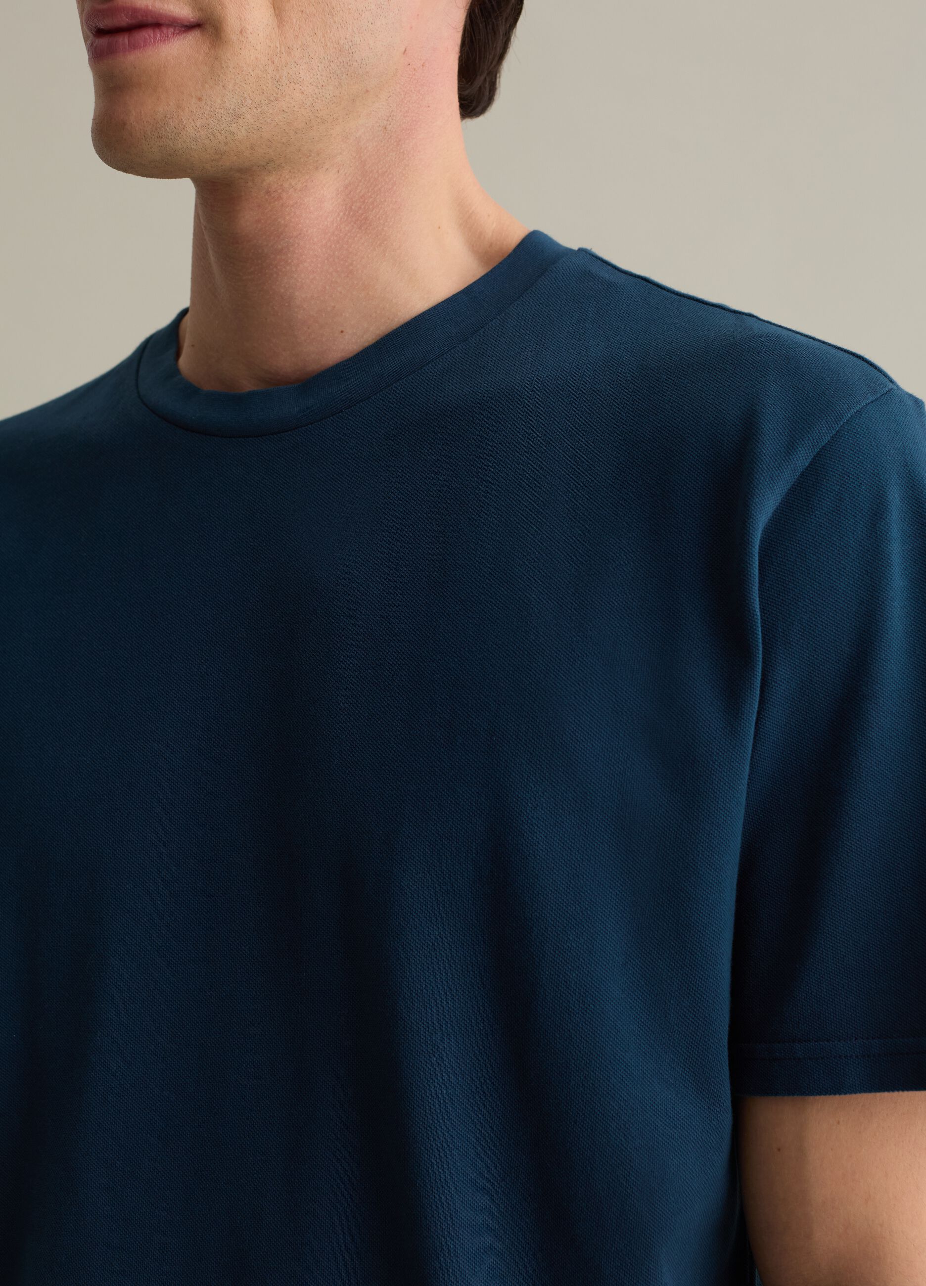 T-shirt in cotone tinta unita