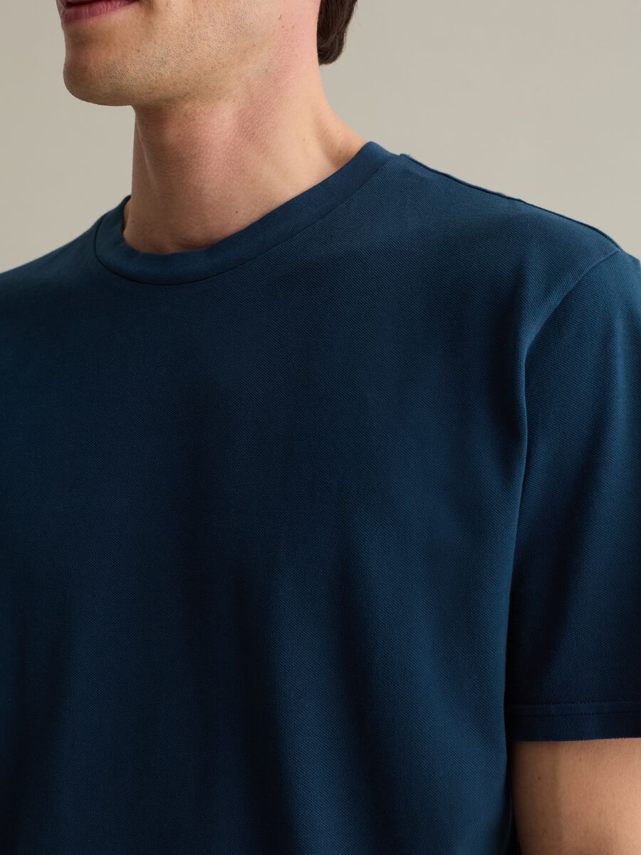 Solid colour cotton T-shirt_2
