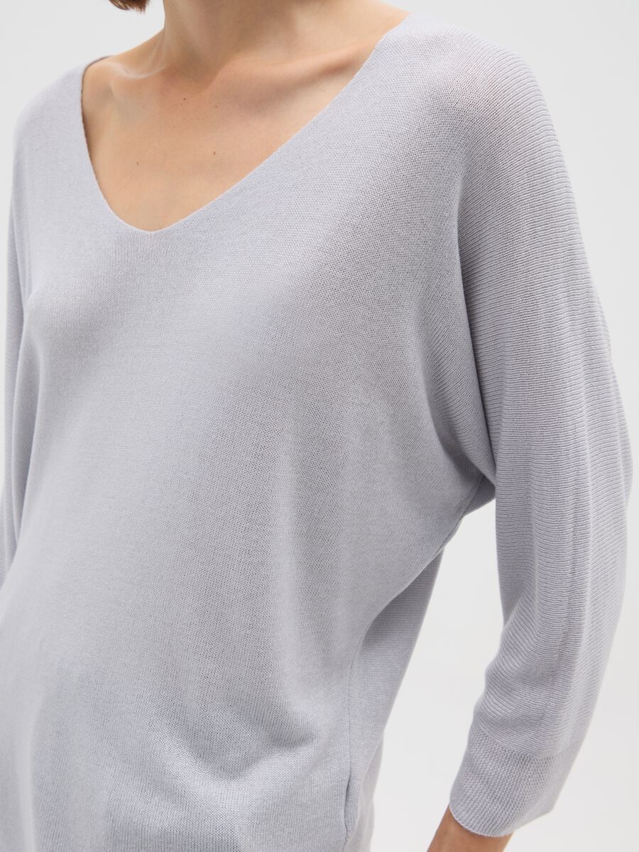 Grey regular fit sweater_3