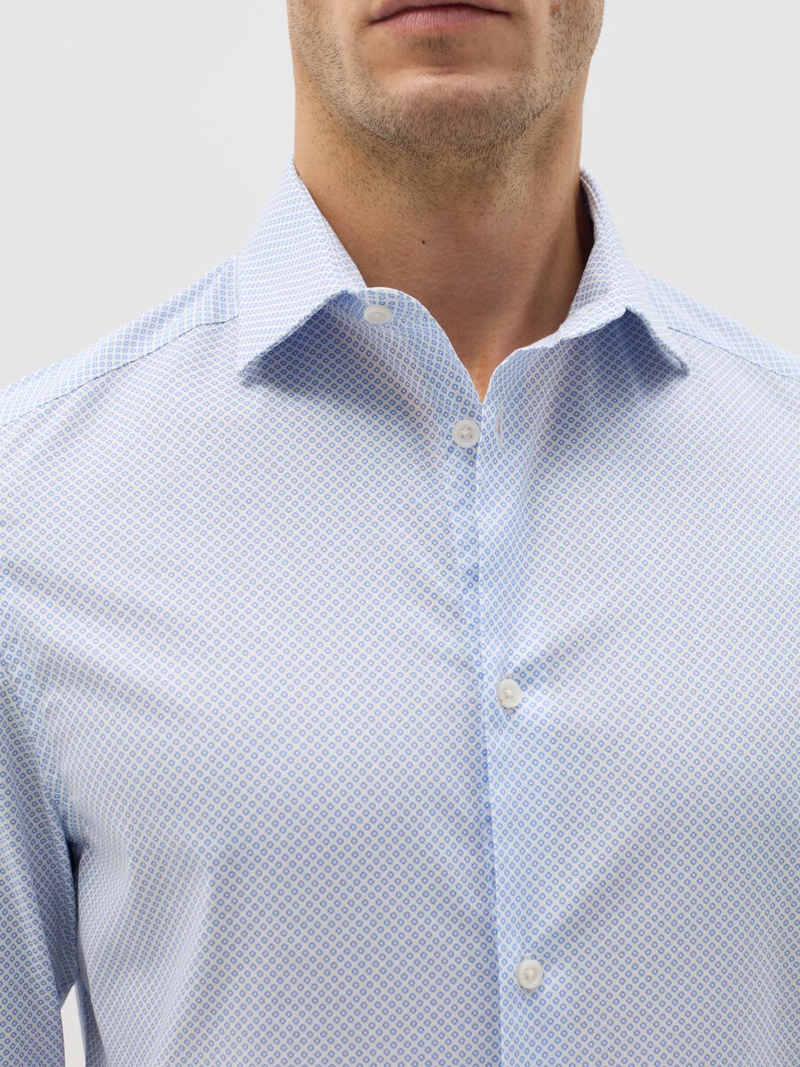 Regular-fit shirt with micro print_1