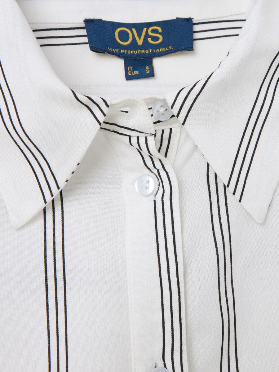 Short-sleeved shirt in viscose_5