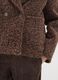 Brown double-breasted regular fit jacket with buttons_3