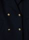 Blue double-breasted coat regular fit_1