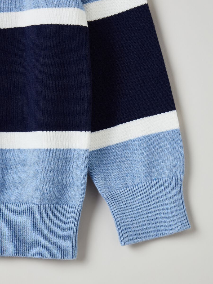 Pullover in cotone a righe_2