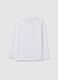Baby girl's white pure cotton t-shirt regular fit_1