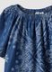 Blue pure lyocell paisley print blouse, regular fit_5
