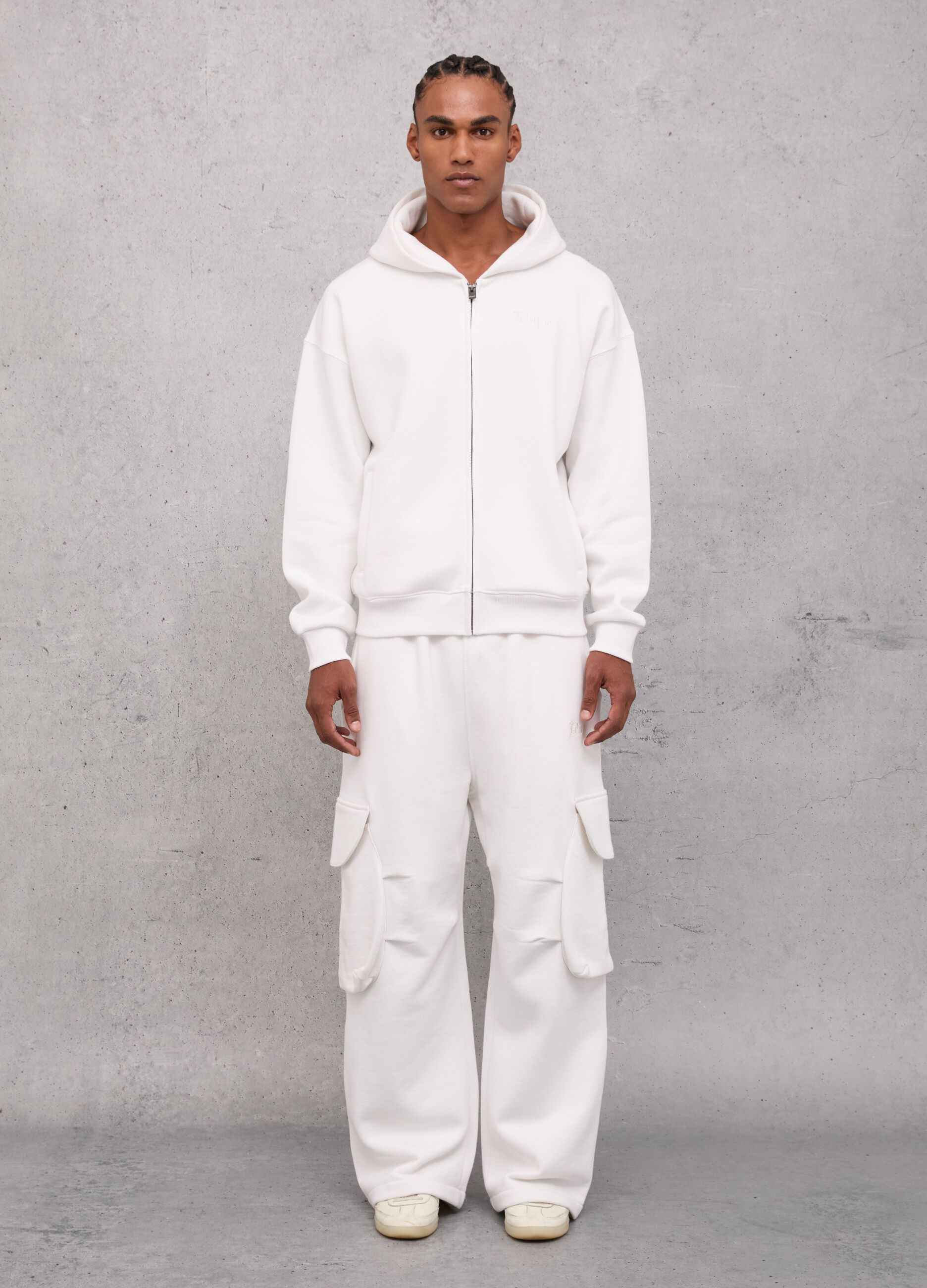 Cargo Sweatpants White
