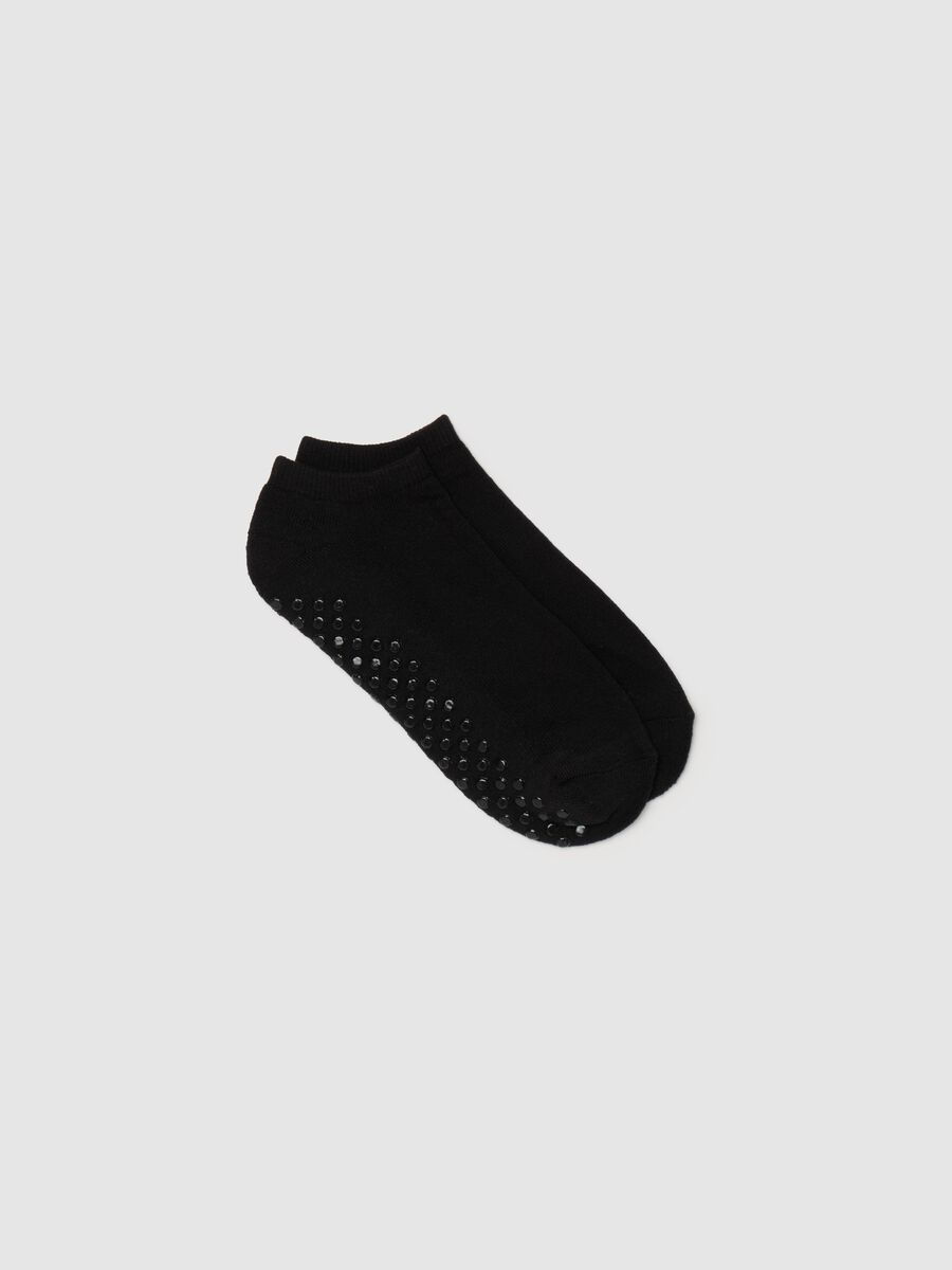 Short black slipper socks_0