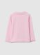 Baby cotton pink regular fit t-shirt_1