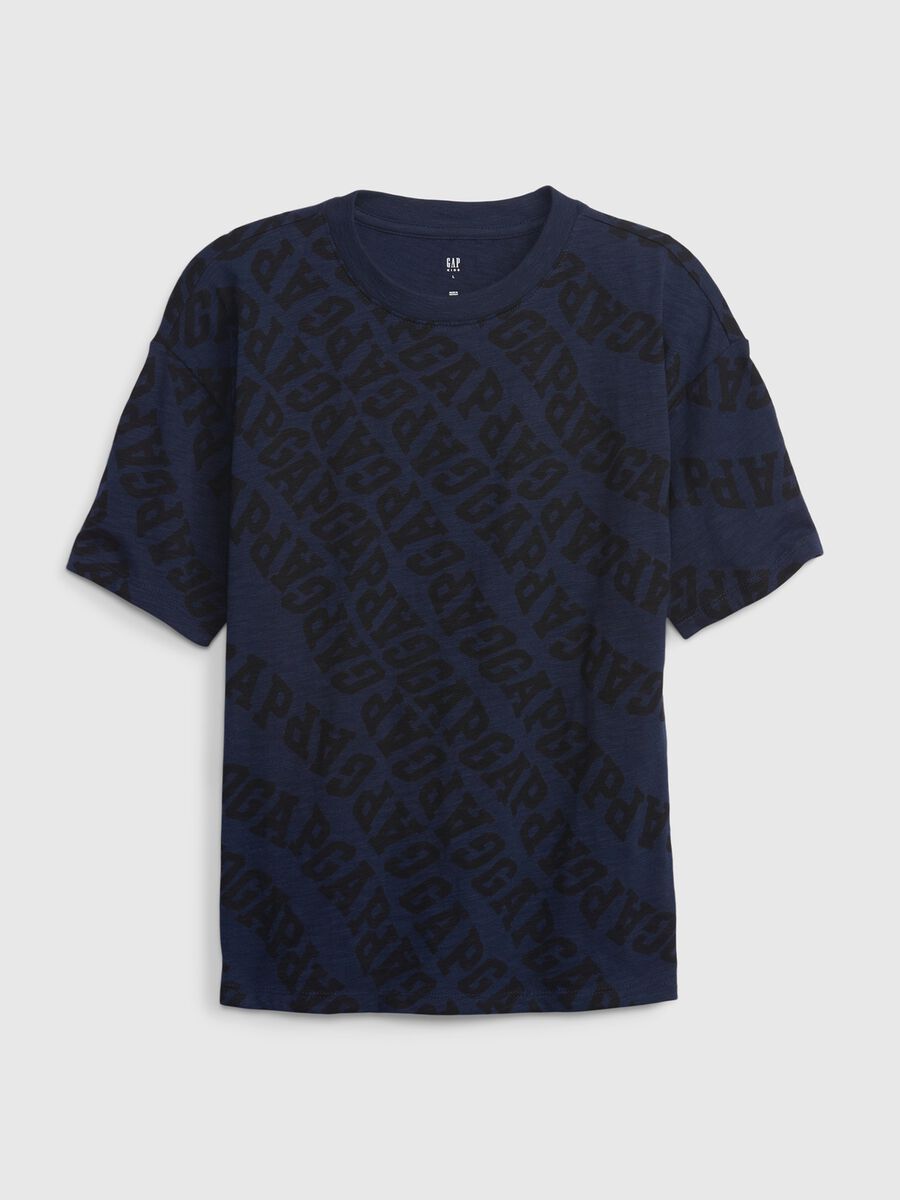 T-shirt with all-over logo print_0