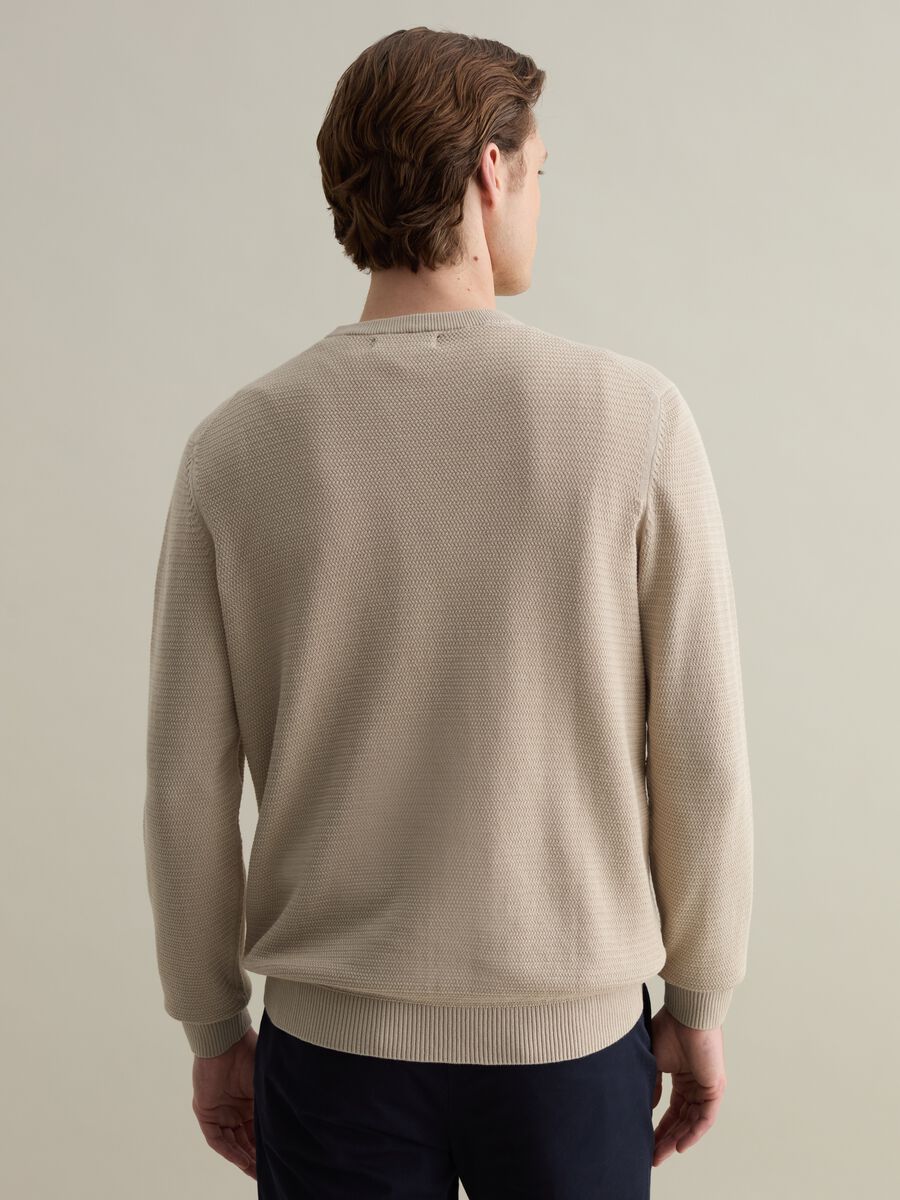 Cotton pullover with wavy trim_2