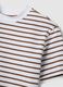 Striped Multicolour Crew-Neck T-Shirt in Pure Cotton, Regular Fit_1