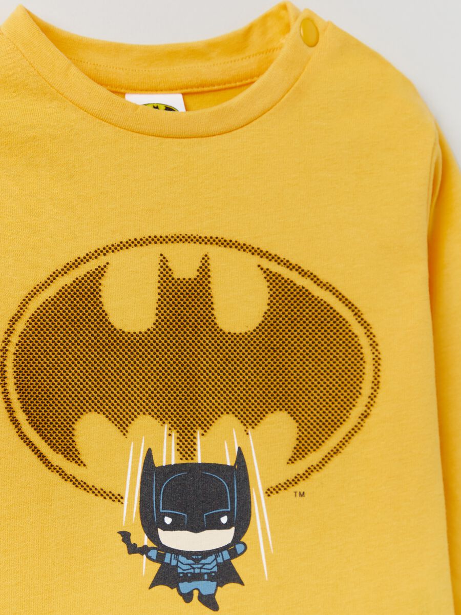 T-shirt a maniche lunghe con stampa Batman_2
