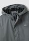 Grey regular fit lightweight waterproof jacket_5