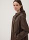 Long brown hooded jacket with zip_1