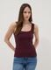 Purple stretch cotton tank top_2