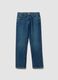 Blue pure cotton regular-fit jeans for boys_3