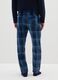 Multicolour checked regular fit pyjama trousers_2