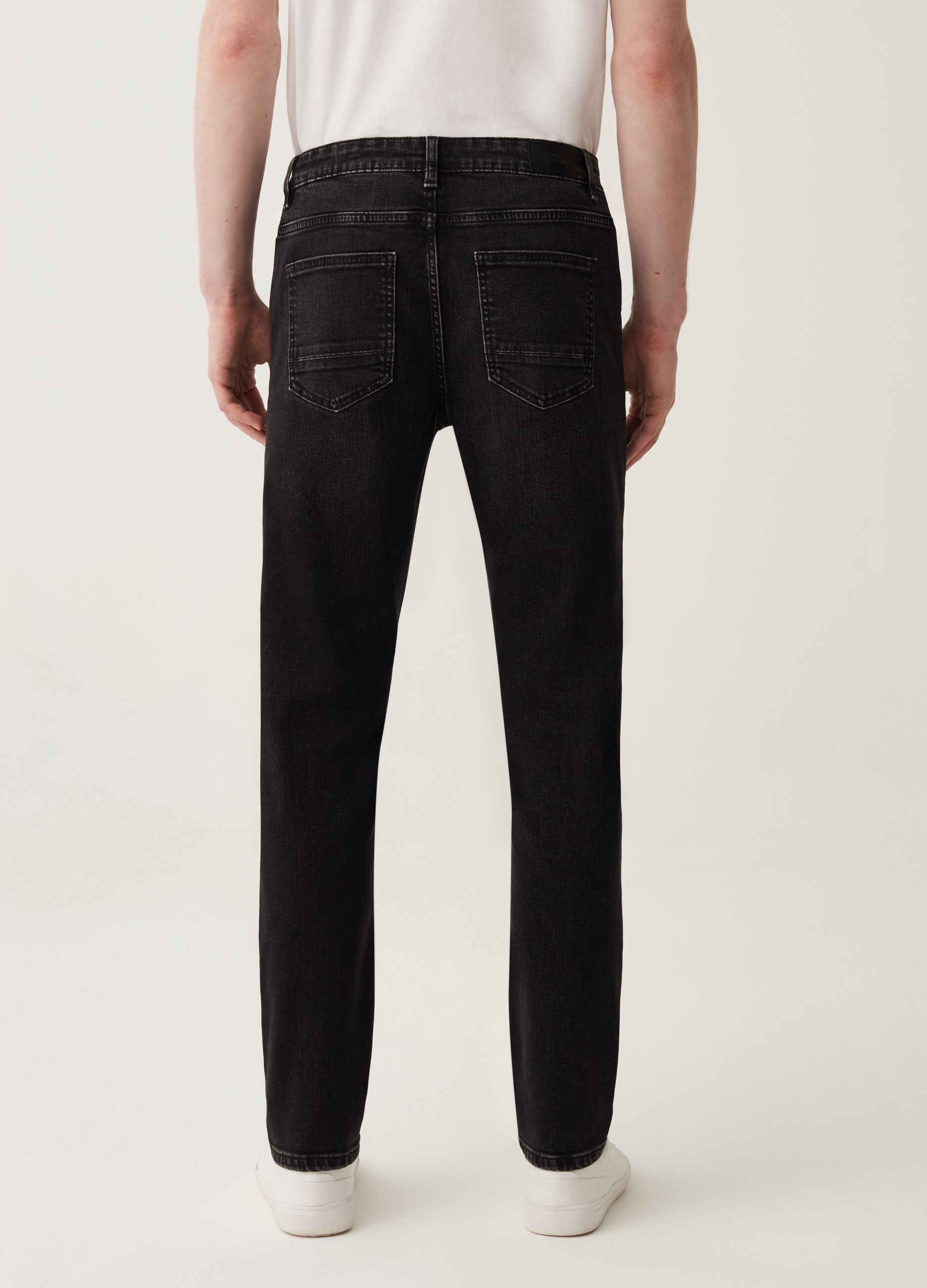 Jeans skinny fit con scoloriture_2